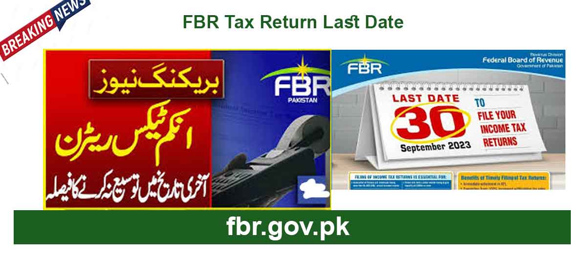 FBR Tax Return Last Date